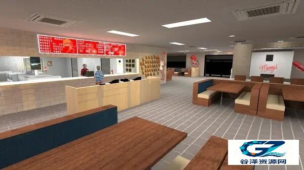 曼尼汉堡店中文版