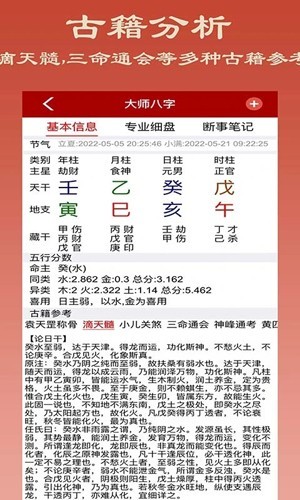 大师八字排盘2